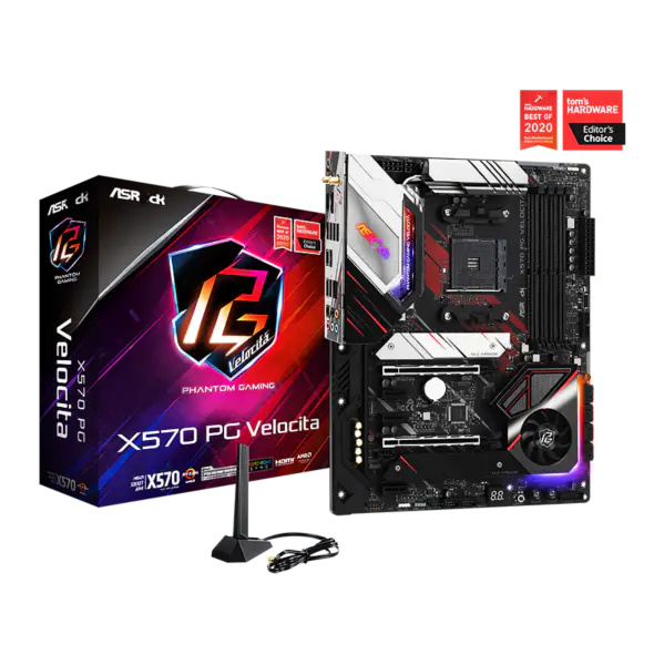 AsRock Moederbord Am4 Socket 2000 3000 4000 G-serie 5000 en 5000 G-serie Cpu X570 Pg Velocita