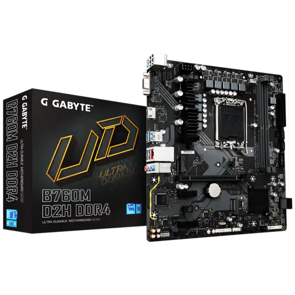 Gigabyte B760M D2H DDR4-moederbord
