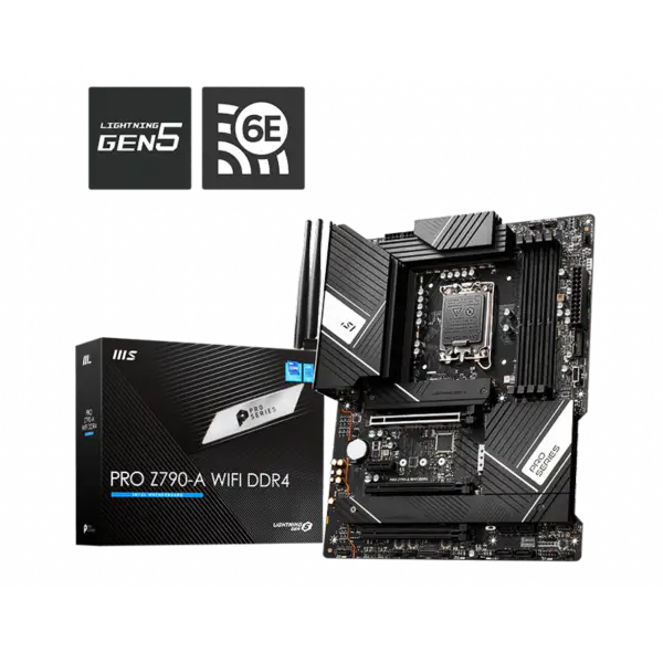 Ms Moederbord Pro Z790 Z790-a Wifi Ddr4 D4 Geheugen Lga 1700 Intl 13e 12e Gen Z790-p 13900k 13600kf 13700kf 13900kf