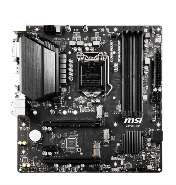 Msi Moederbord Z390m Ondersteunt 8700 Processor Win7 Systeem Desktop Moederbord 8e 9e Gen Cpu Z390m S01 Z390