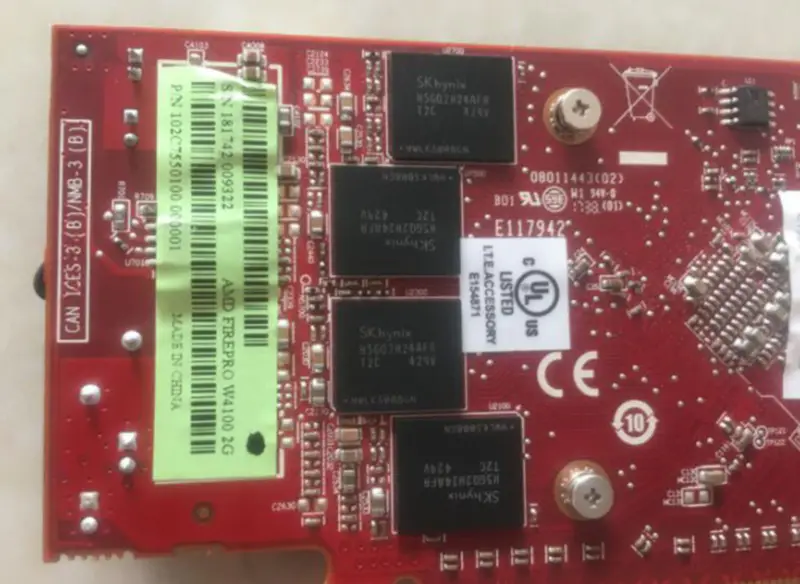 AMD FirePro W4100 2G DDR5 professionele grafische kaart