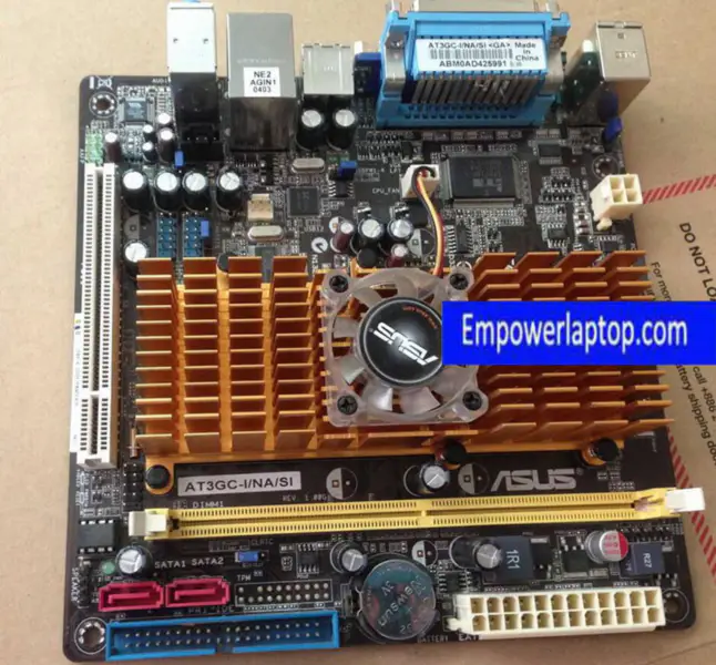 Asus AT3GC-I/NA/SI 945GC Dual Core Atom 330 Energiezuinig Minibord 17*17 Server Moederbord
