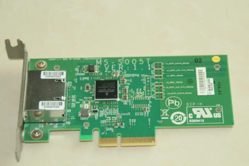 Broadcom BCM5718 VER:1.1 Dual Port Gigabit Netwerkkaart