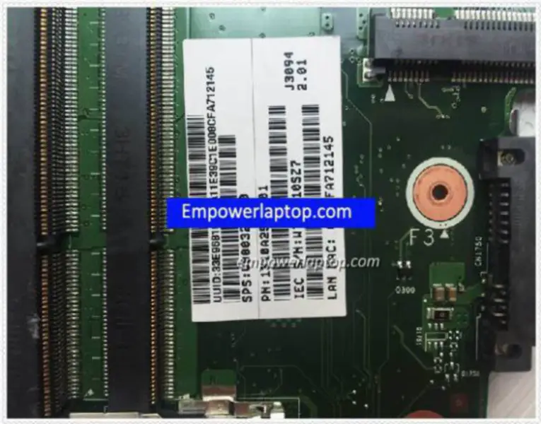 Toshiba BD10F-6060A2566201-MB-A02 Satellite V000325060 Moederbord
