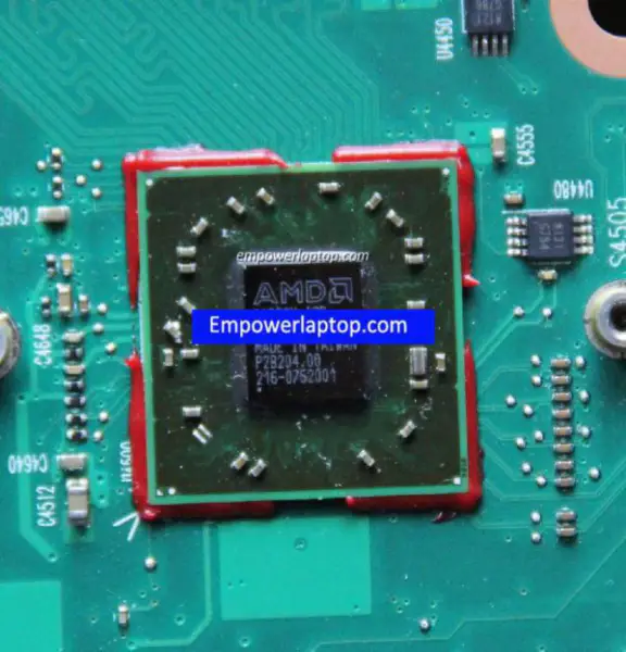 Toshiba C600D V000238020 1310A2357602 Moederbord