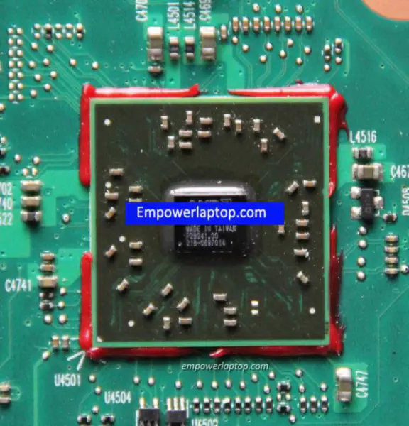 Toshiba C600D V000238020 1310A2357602 Moederbord