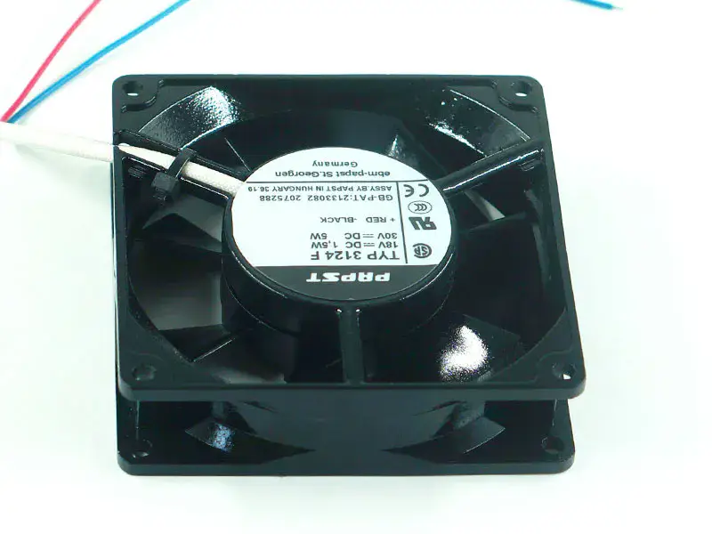 PAPST TYP3124F DC 18V 5w 30V ventilator