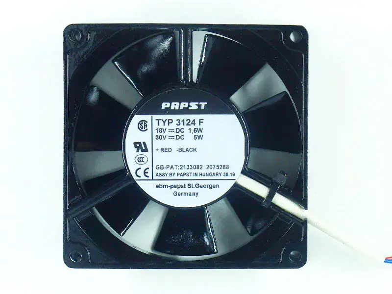 PAPST TYP3124F DC 18V 5w 30V ventilator