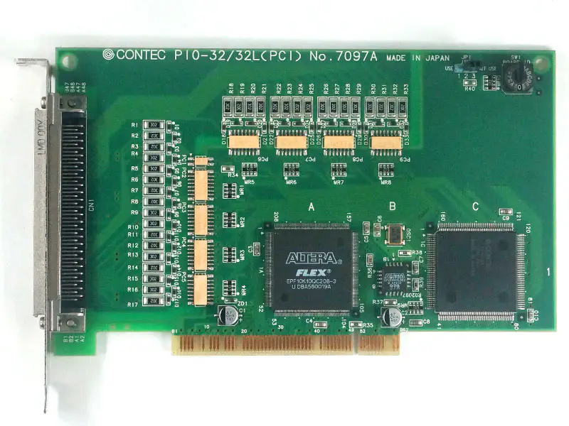 CONTEC-kaart CONTEC PIO-32/32L(PCI) Geïsoleerde digitale I/O-kaart nr. 7097A moederbord