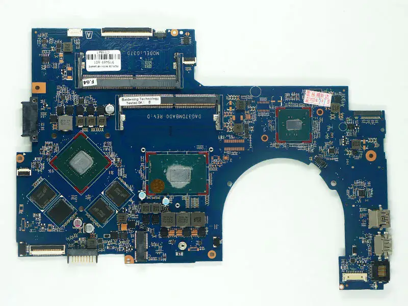 HP 17-AB 17-W 915468-601 915468-001 DAG37DMBAD0 Moederbord