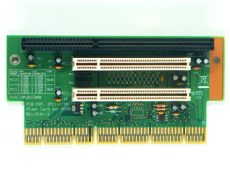 Advantech 19A3915000 Riser kaart 9150 REV.A101-3