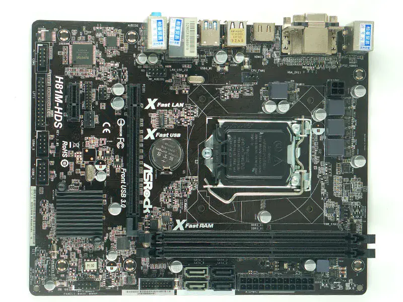 Asrock H81M-HDS Moederbord