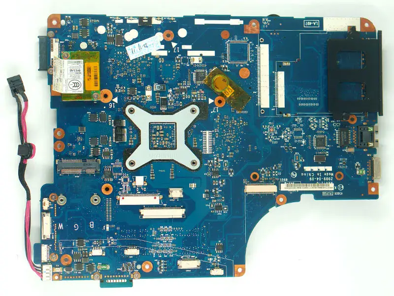 Toshiba Satellite 17'' L500D L505D NSWAE LA-5332P K000093250 Moederbord
