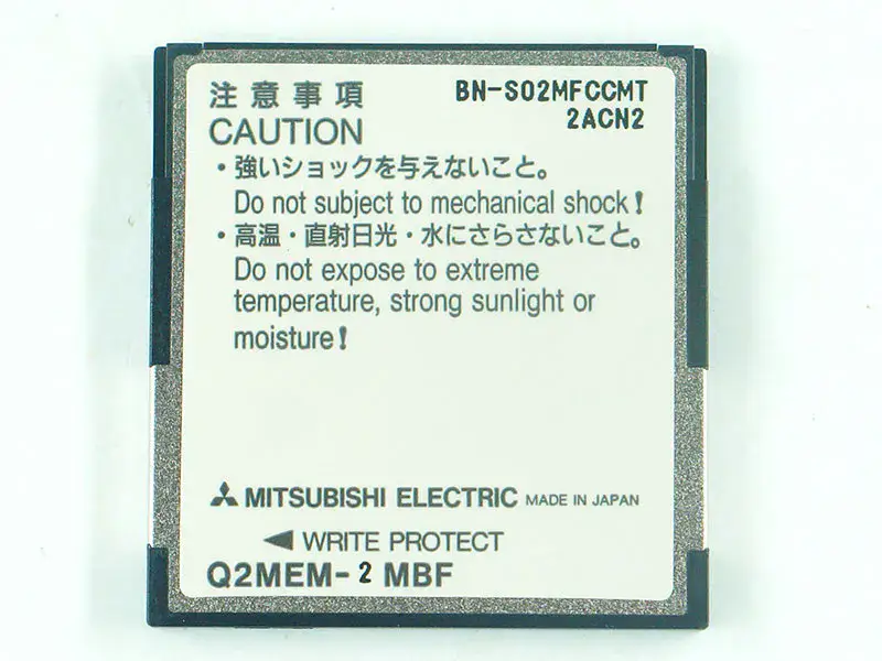 Mitsubishi Q2MEM-2MBF lineaire flashgeheugenkaart 2M BYTES
