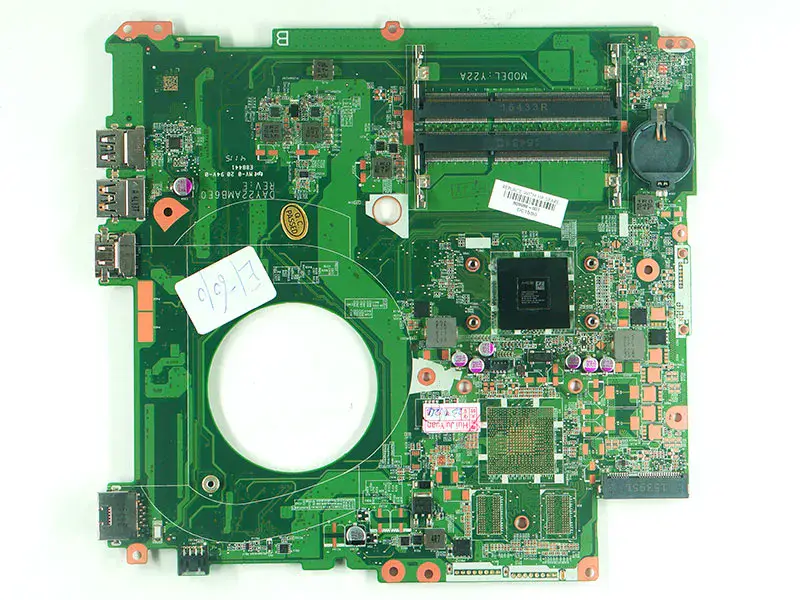 HP 809988-001 809988-501 809988-601 DAY22AMB6E0 E1-6010U DDR3 moederbord