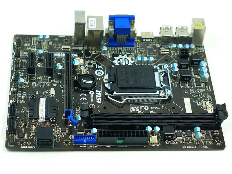MSI H81M-E34 Moederbord LGA1150 DDR3