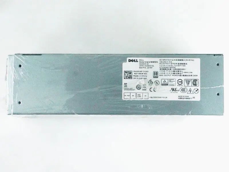 Voeding J61WF H240ES-02 240W SMPS 6PIN 4PIN Voor Optiplex 3050MT/5050MT/7050MT V3668 V3669 MT