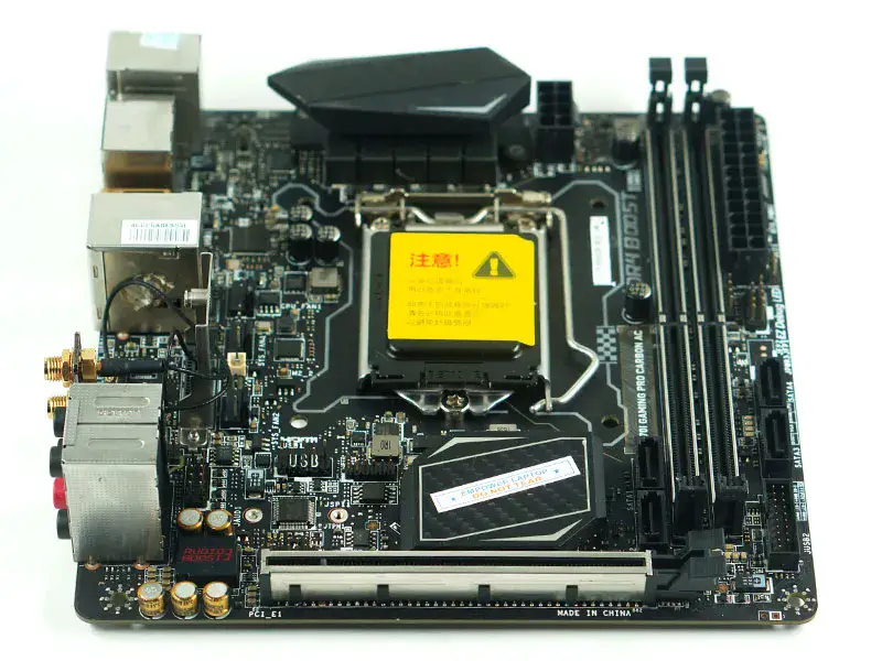 MSI Z270I GAMING PRO CARBON AC moederbord