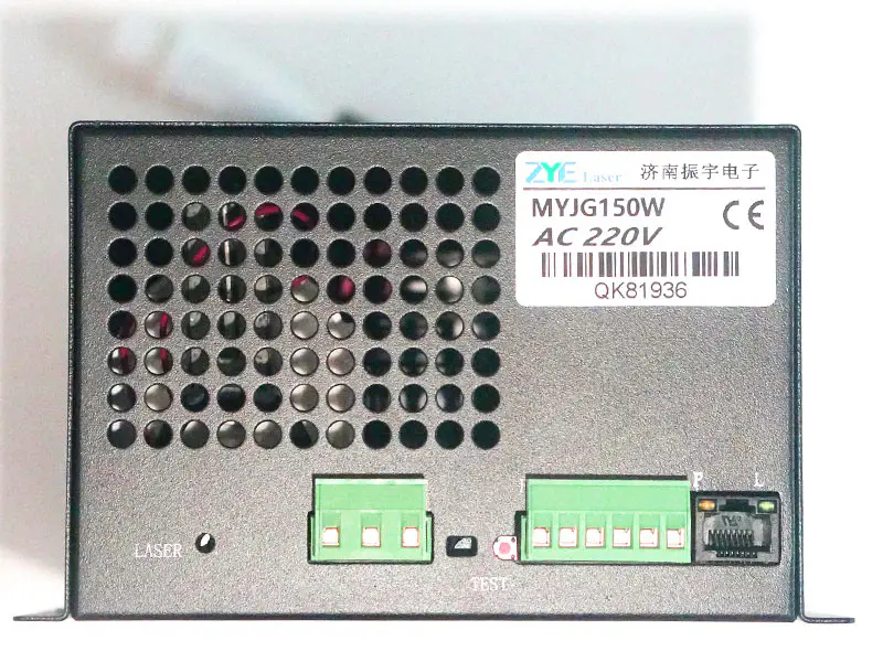 130-150W CO2 Laser Voeding voor CO2 Lasergraveren Snijmachine MYJG-150W