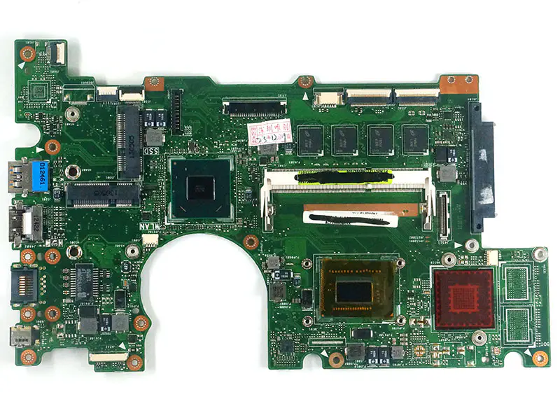 B400A moederbord I5-3317U CPU REV2.0 4 GB RAM voor Asus B400VC B400V B400A Laptop moederbord