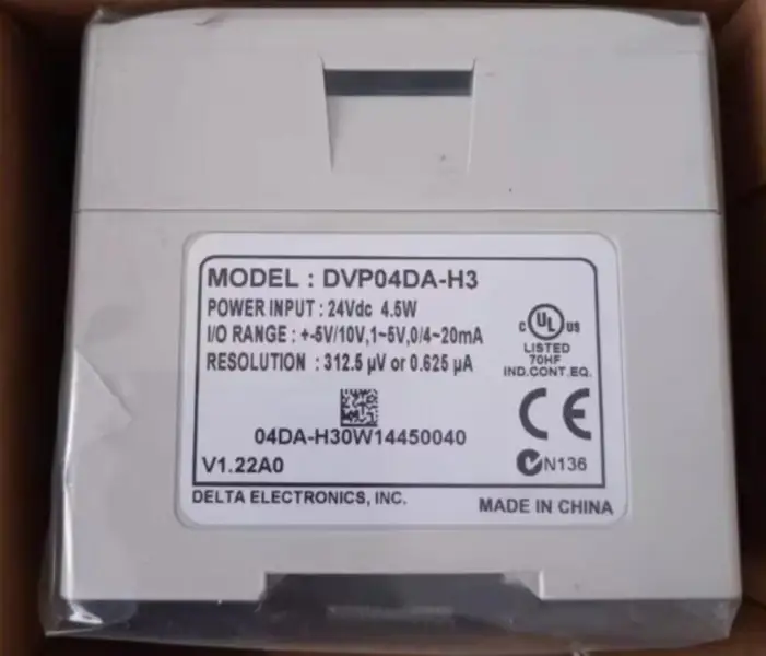 DELTA DVP04DA-H3 PLC-module