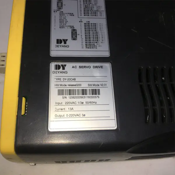 DEYANG DY-20CAB Servostuurprogramma