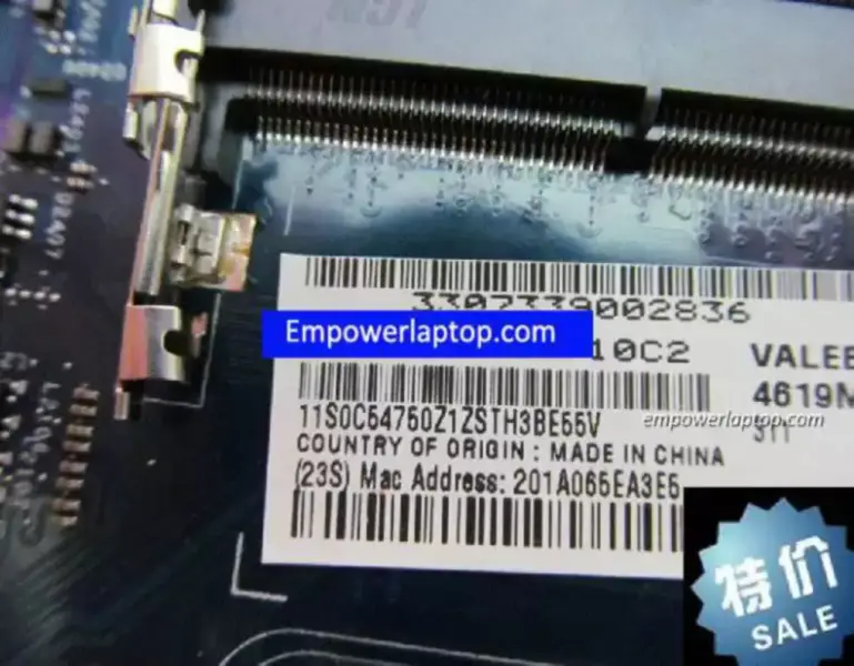Lenovo E545 LA-8127P FRU:04X4809 Moederbord