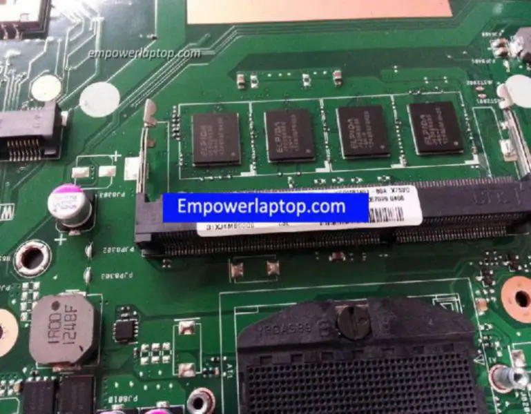 Asus F75VD Moederbord