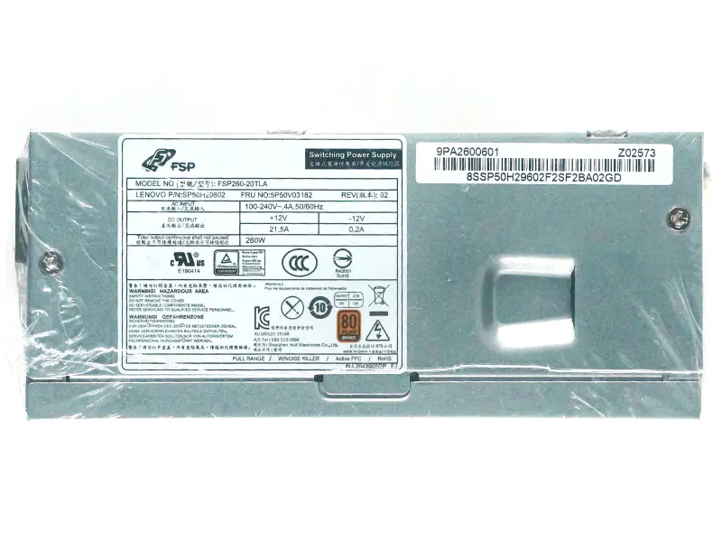 Lenovo PCH015 FSP260-20TLA Voeding