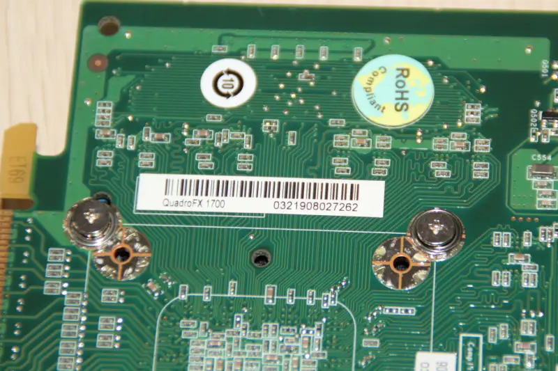 Quadro FX1700 512M PCI-E grafische kaart DVI*2