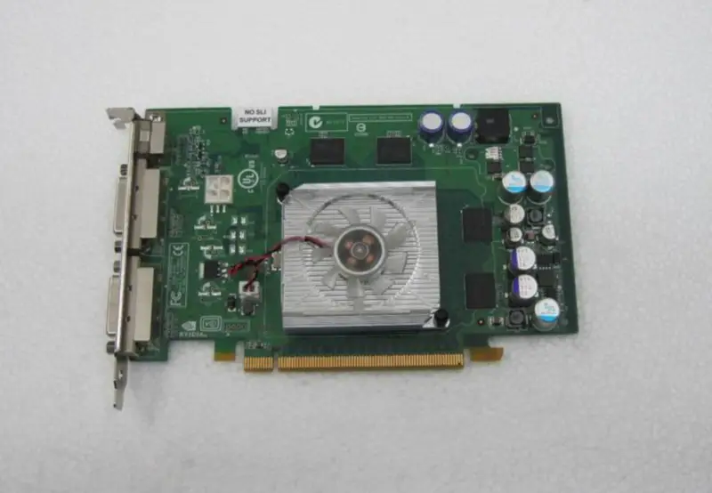 Quadro FX550 128M 128bit DDR3 PCI-E professionele grafische kaart met dubbele DVI-interface