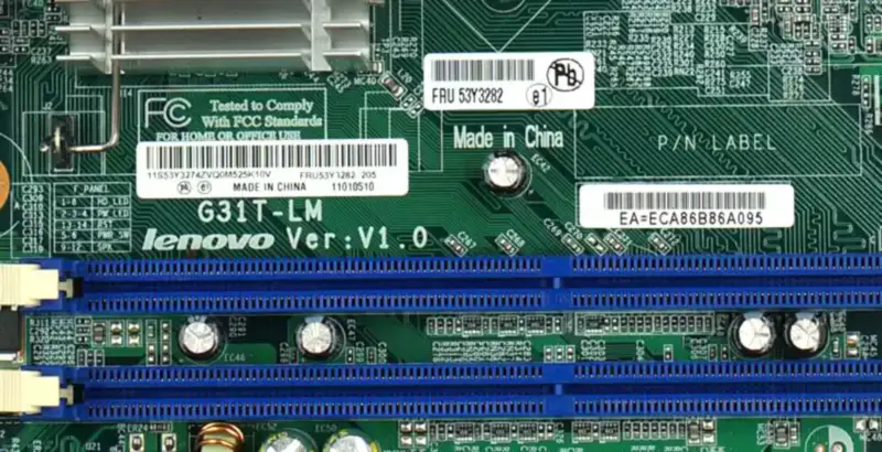 Lenovo G31T-LM V1.0 T4900V M6900 45C2882 53Y3282 moederbord
