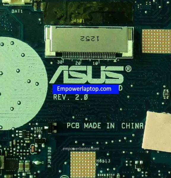 Asus G75VX Moederbord