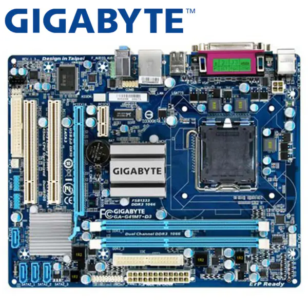 Gigabyte GA-G41MT-D3 Desktop Moederbord G41 Socket LGA 775 Voor Core 2 Pentium Celeron DDR3 8G
