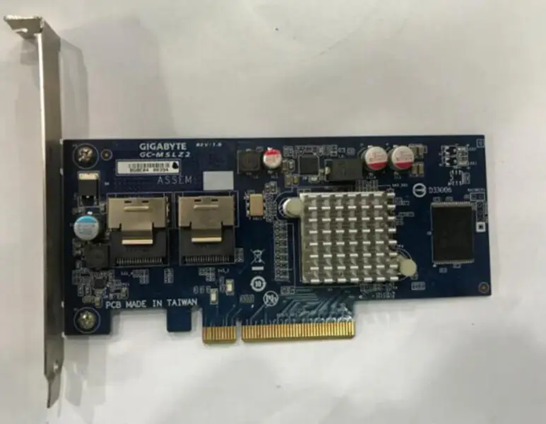 Gigabyte GC-MSLZ2 SAS2008 6GB SAS raid kaart RAID 0/1/1E/10 ondersteuning 4T 6T 8T
