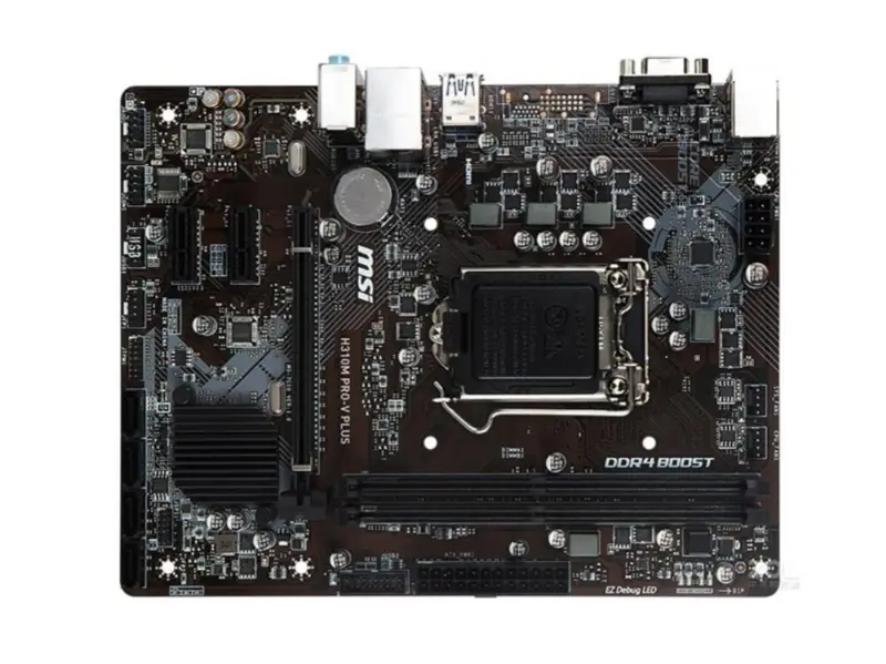 MSI H310M PRO-V PLUS Moederbord Socket AM4 DDR4 Voor Intel H310M USB3.0