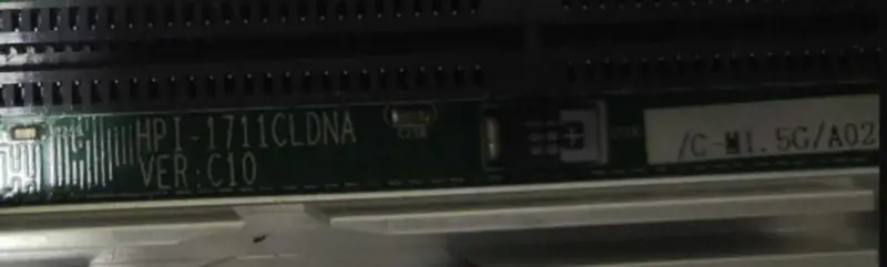 EVOC HPI-1711CLDNA VER:C10 PCISA Industrieel moederbord