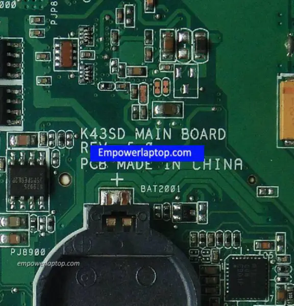 Asus K43SD Moederbord