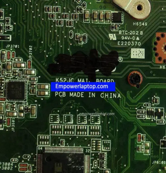 Asus K52JC Moederbord