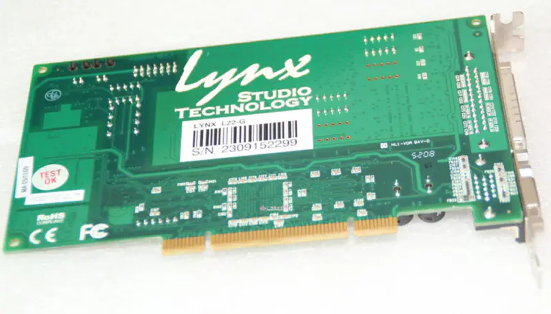 Lynx L22-G PCI-geluidskaart - Analoge/digitale interface