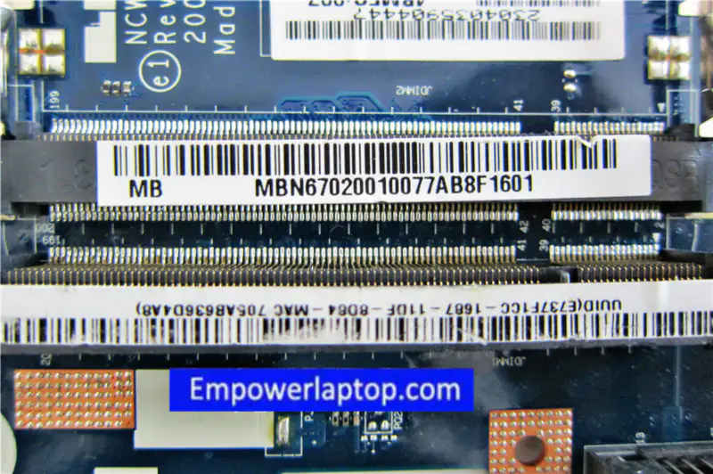 Acer E527 E627 5532 5517 NCWG0 moederbord