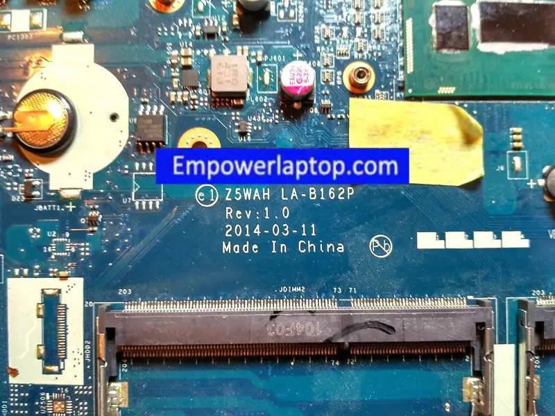 ACER V3-572P V3-572G Z5WAH LA-B162P Moederbord