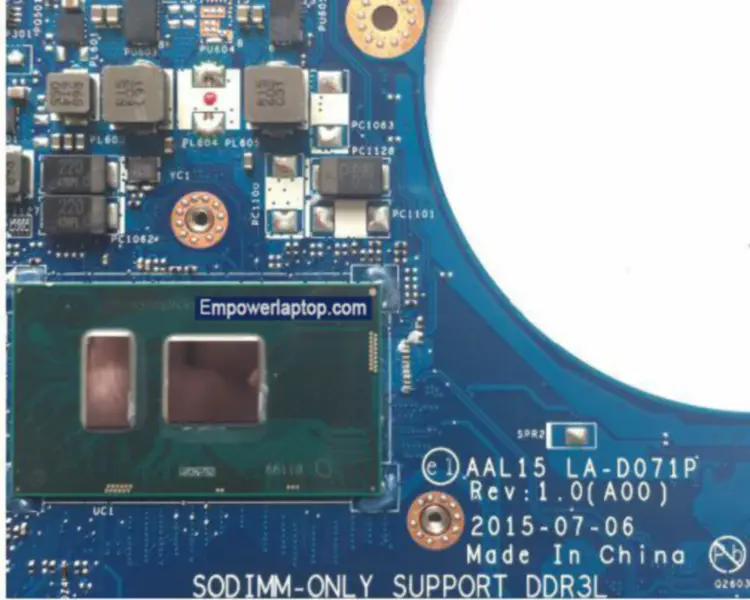 Dell 5559 AAL15 LA-D071P Moederbord