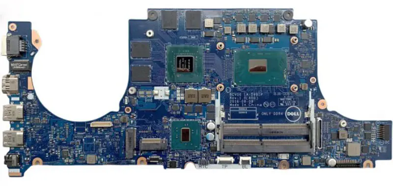 DELL Inspiron 14-7466 15-7566 LA-D991P moederbord