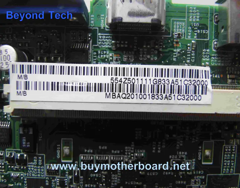 Acer MBAQ201001 moederbord voor AS5730 5930 5330