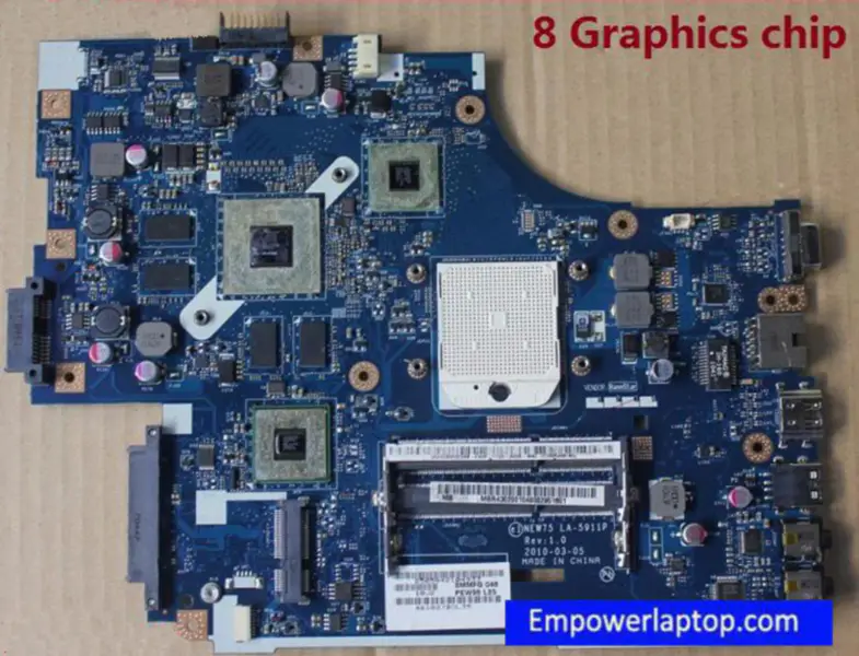 Acer 5551 5552G 75 LA-5911P MBWM602001 Moederbord