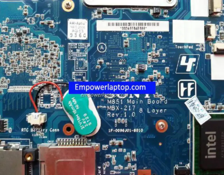 Sony VGN-NW VGN-NW21F A1747079A A1747081A Moederbord