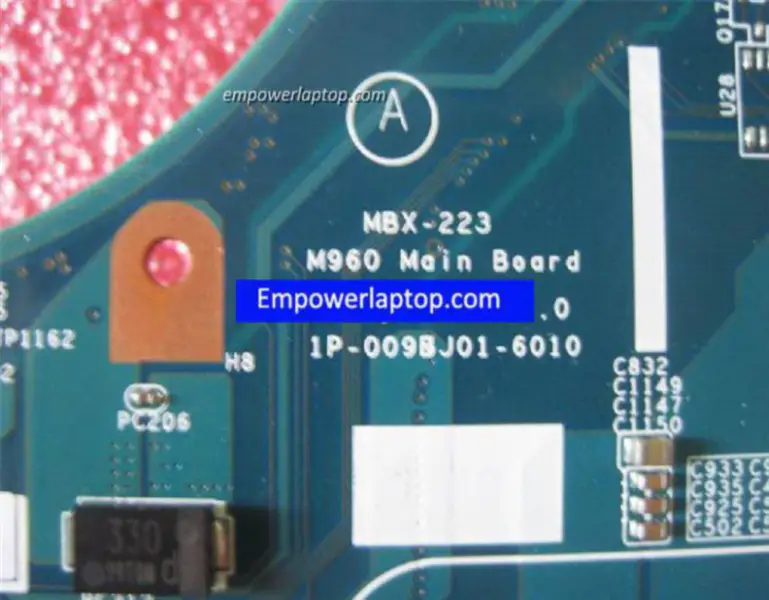 Sony VPCEB M960 MBX-223 1P-009BJ01-6010 Moederbord