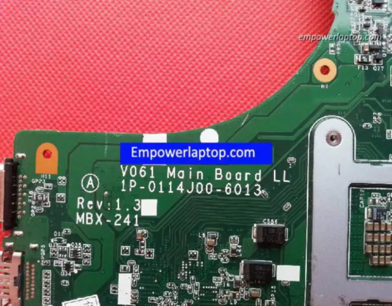Sony VPCCB MBX-241 V061 1P-0114J00-6013 A1871105A A1848535A Moederbord