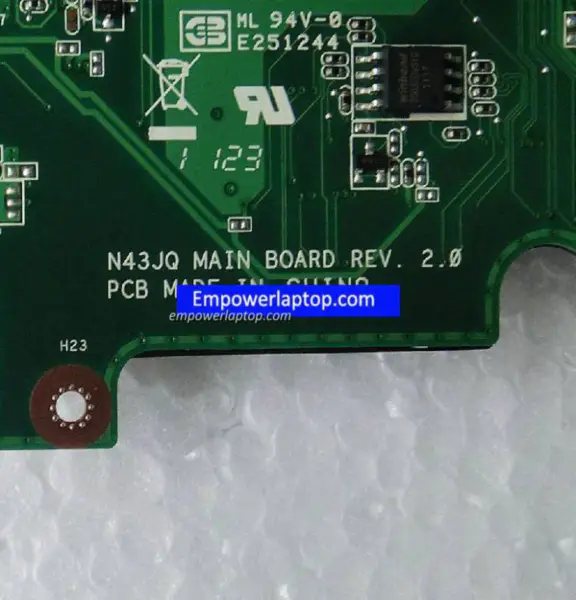 Asus N43JM Moederbord